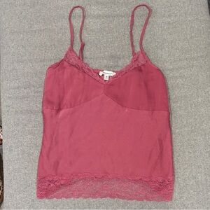 Francesca's Collections Pink Lace Cami